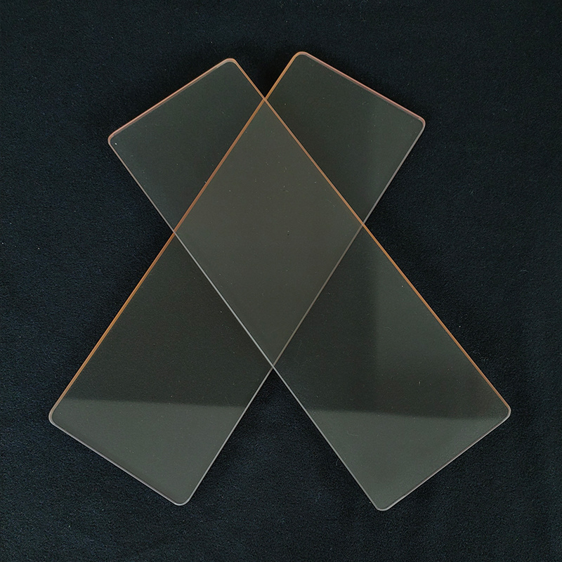 high temperature glass ceramic tempered fireplace glass plate