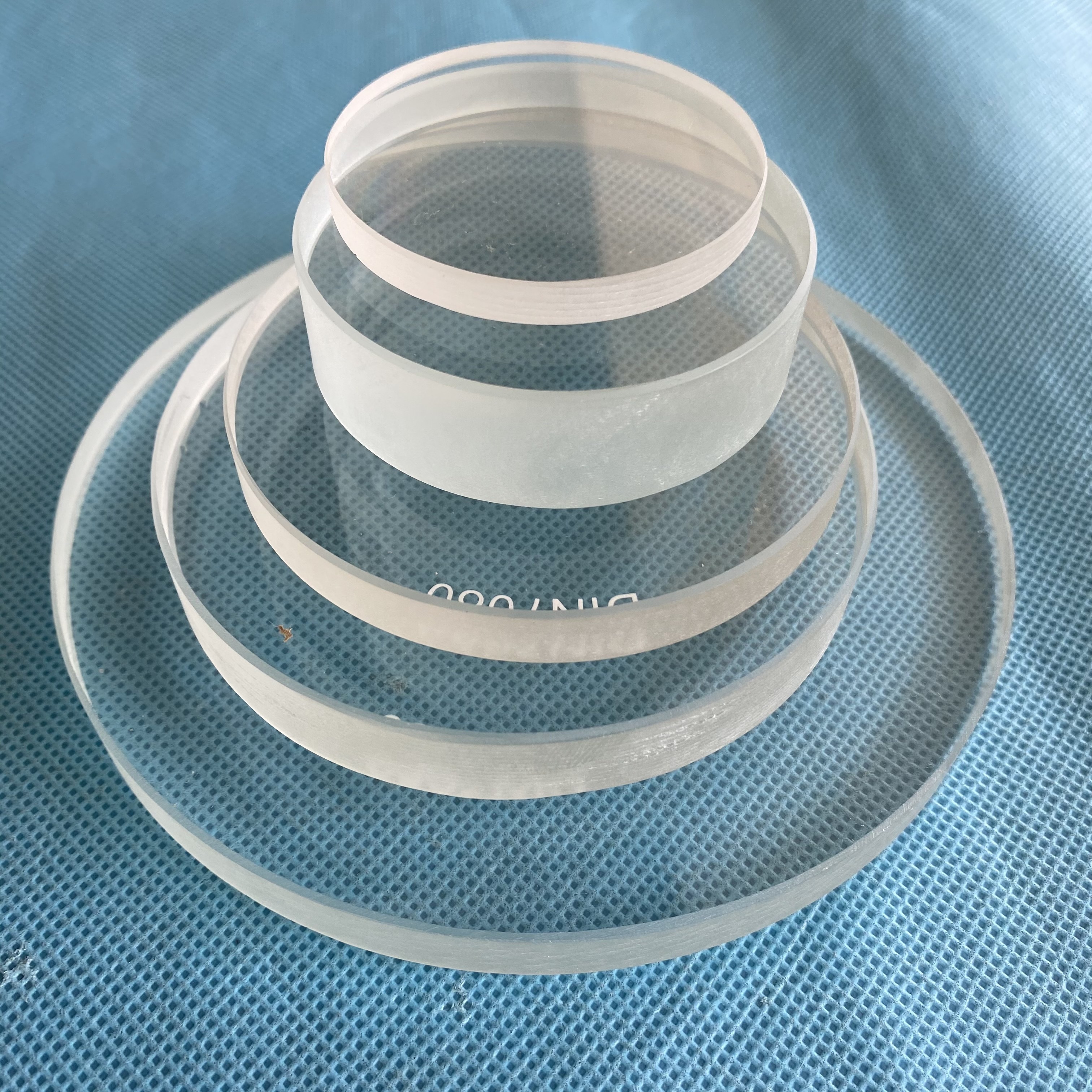 Tempered circle borosilicate glass disc borosilicate viewing window glass for boiler