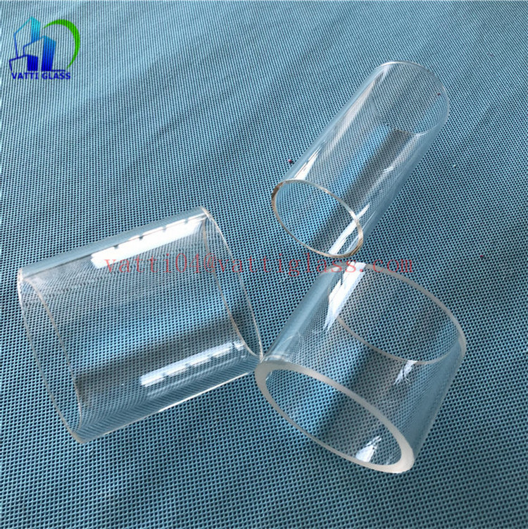 High borosilicate heat resistant short lead free pyrex glass tube