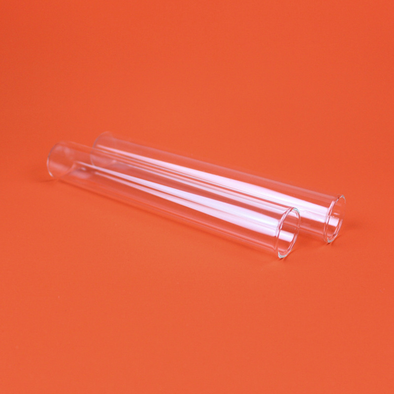 China fireplace glass pipe oil burner high pressure resistance transparent glass tube