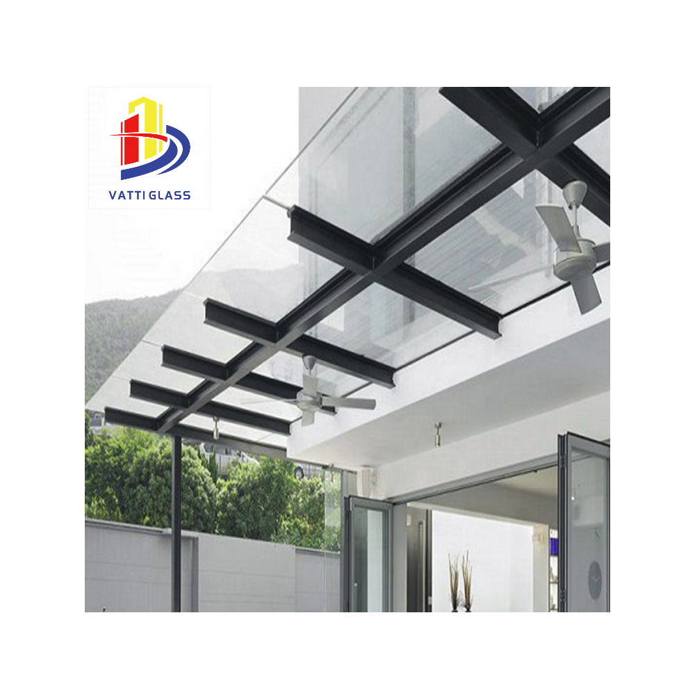 China Tempered Laminated Glass for Building Construction Window Door Entrance Canopy Skylight Partition Fence Panel