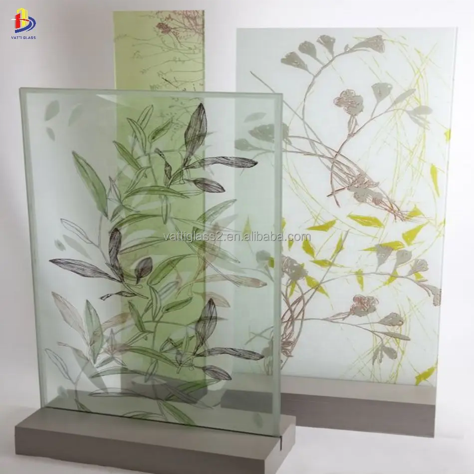 Curved glass white gradient obscure protection privacy laminated glass