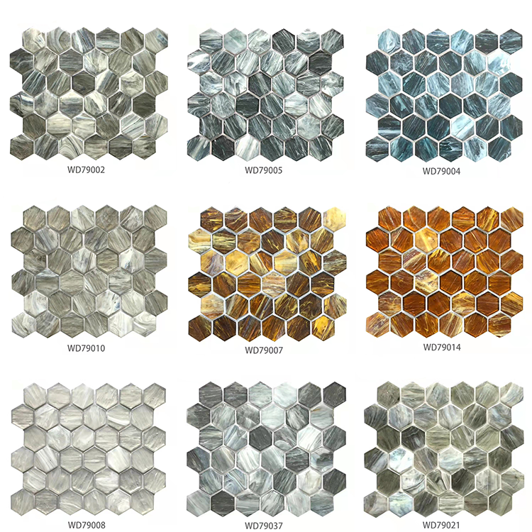 Top-notch Factory Supply Custom Craft Made Decorative Handmade Glass Mosaic Wall Art Mural Tiles