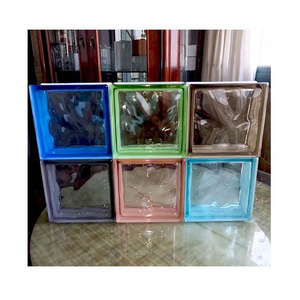 Nubio Hollow Glass Blocks Rate Fireproof Color Glass Blocks Home Decor Durable Architectural Glass Blocks For Partition & Window