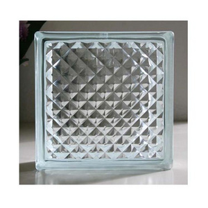 Clear Hollow Glass Blocks Art Decorative Building Glass Blocks Partition Walls Low Temperature Resistant Durable Glass Block