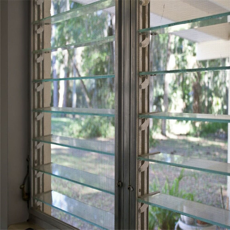 Hot sale Jalousie louvre glass 4mm 5mm 6mm price of glass louver windows