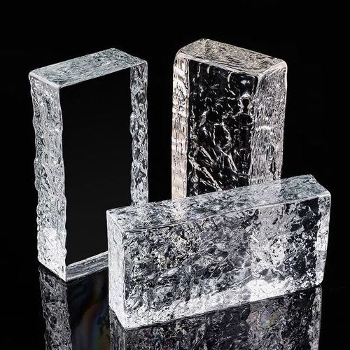 High Quality Construction Solid Glass Brick Glass Block Hot Melt Glass Bricks For Wall Building Decoration