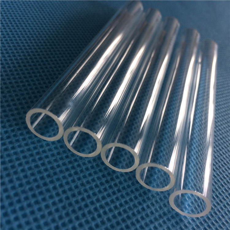 High quantity heat resistant clear and colored borosilicate 3.3 cutting pyrex glass tube