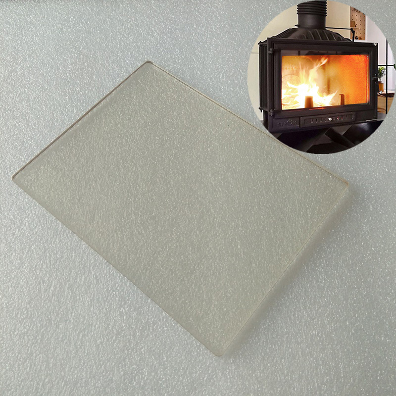 Factory heat resistant wood stove ceramic glass fireplaces & stoves fireplace cover insert parts glass