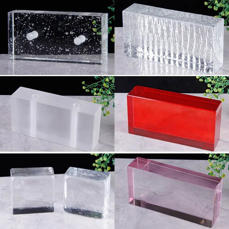 Construction Glass Blocks Glass Brick For Floor Building Blocks