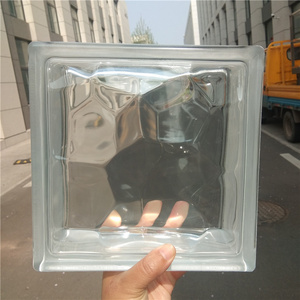 Wholesale best price 190x190x80mm durable hollow glass block brick dimension