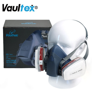 Vaultex Double Cartridges Respirators Masks Anti Industrial Construction Dust  Half Face Gas Mask