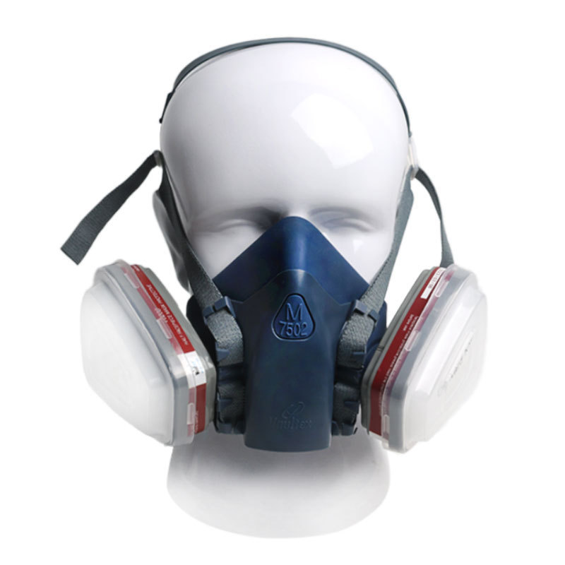 Vaultex Double Cartridges Respirators Masks Anti Industrial Construction Dust  Half Face Gas Mask