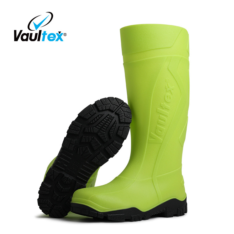 Vaultex Hot Sale Outdoor Non-acid Waterproof PVC Gumboots Work Safety Rain Boots For Unisex