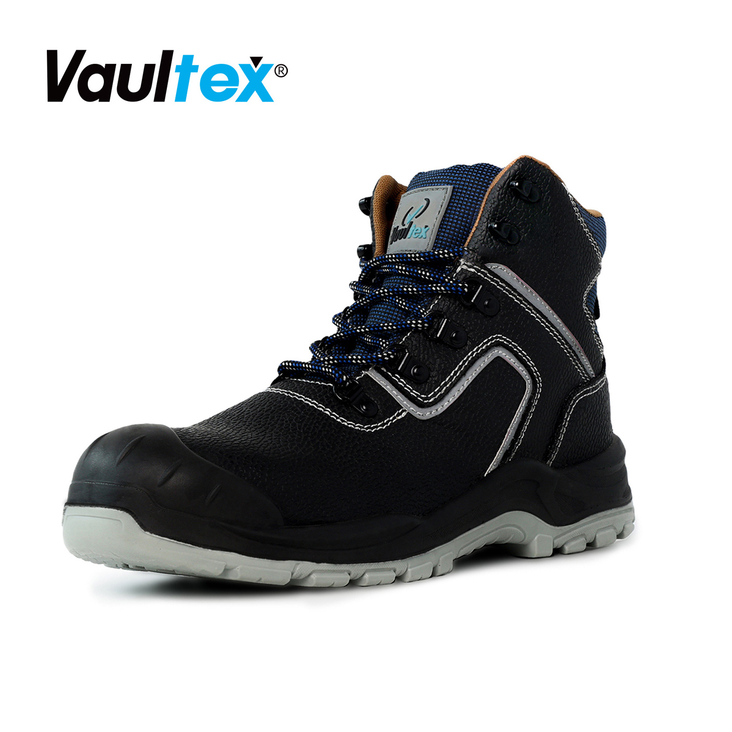 Vaultex New S3 Heavy Duty Genuine Leather Anti-Puncture Safety Shoes For Men Anti-Smashing ESD Safety Work Boot For Industrial