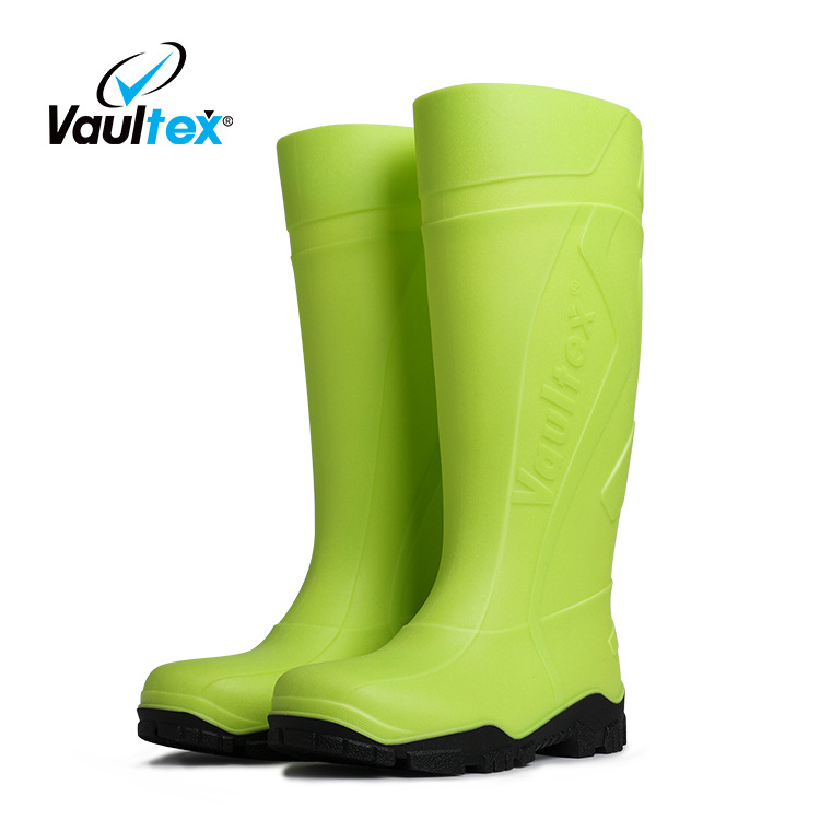 Vaultex Hot Sale Outdoor Non-acid Waterproof PVC Gumboots Work Safety Rain Boots For Unisex