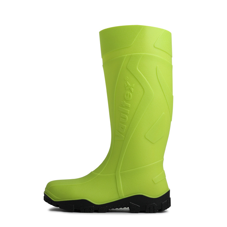 Vaultex Hot Sale Outdoor Non-acid Waterproof PVC Gumboots Work Safety Rain Boots For Unisex