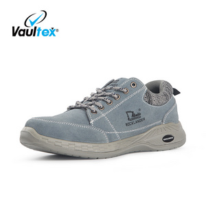 Vaultex S3 Industrial Construction Leather Boot Certified Oem Anti Smashing Protective Steel Toe Safety Shoes For Work