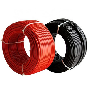 TUV Approval XLPO Insulated Tinned Copper Solar Wire 4MM 6MM 10MM 16MM 25MM 35MM PV Cable DC Solar Power Cable