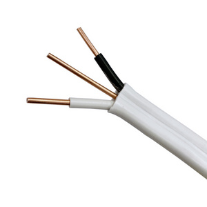 2.5mm PVC Solid Copper House Wiring Electrical Cable Twin And Earth Flat Cable And Wire