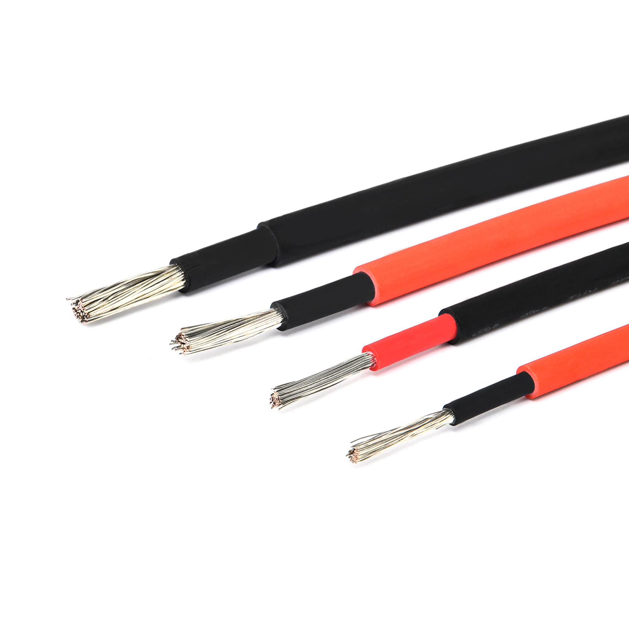 Manufacturer single core pv1-f uv sun resistant 2.5mm 4mm 6mm 10mm dc pv solar cable for sale