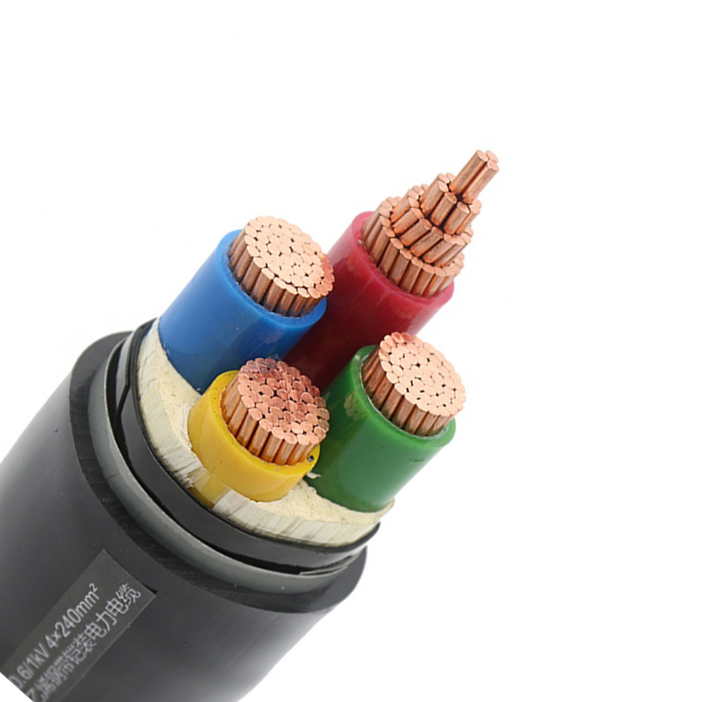 NYY NYM 0.6/1kv 2 3 4 5 core copper conductor XLPE Insulated power wire cable for construction