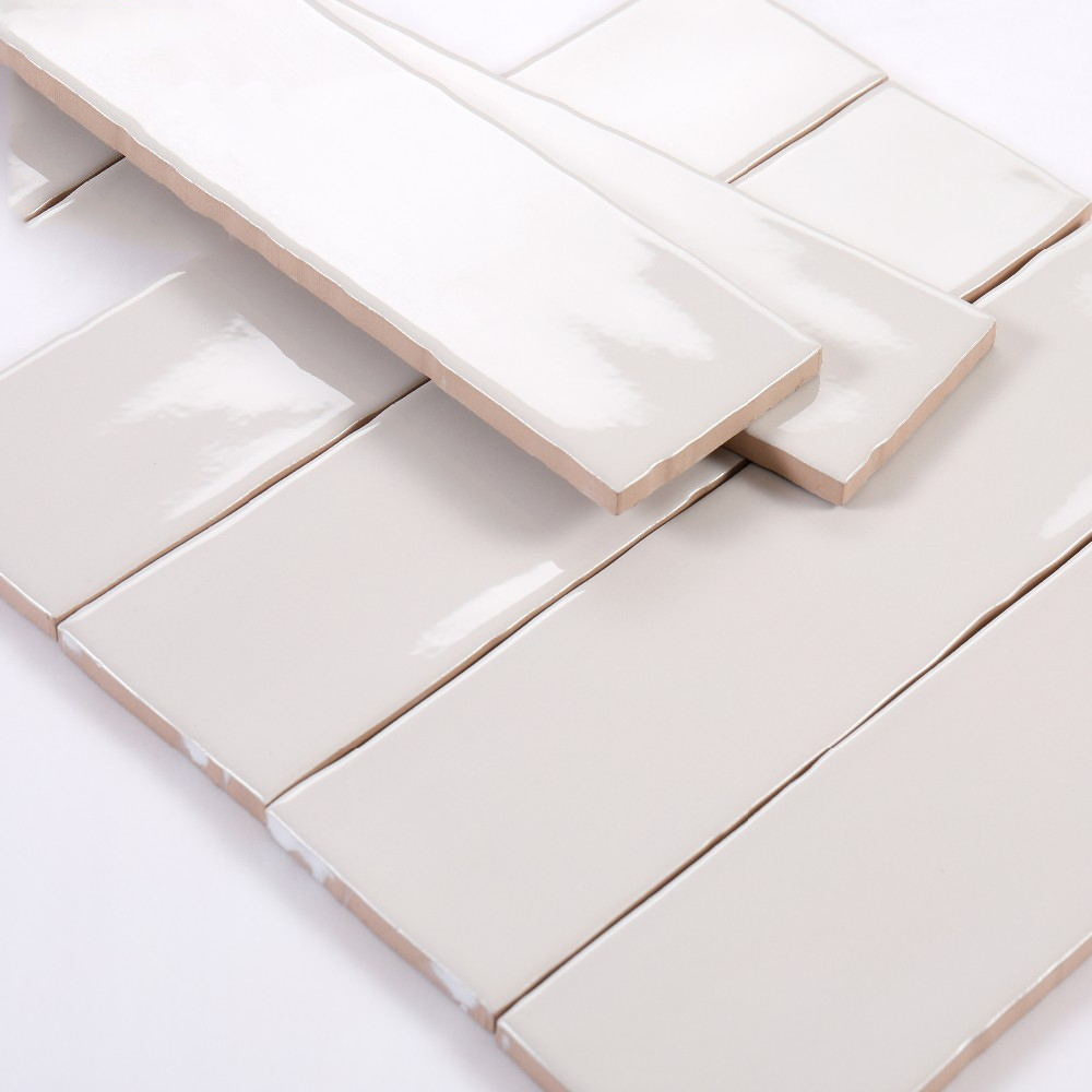 M75300L  white Wave tiles handmade ceramic wall subway tiles for bathroom