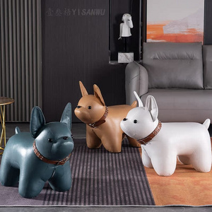 Hot sale Children Animal Dog Stool Kids Cartoon Living Room Stool Furniture Lounge Chairs Animal Dog Shape Chair