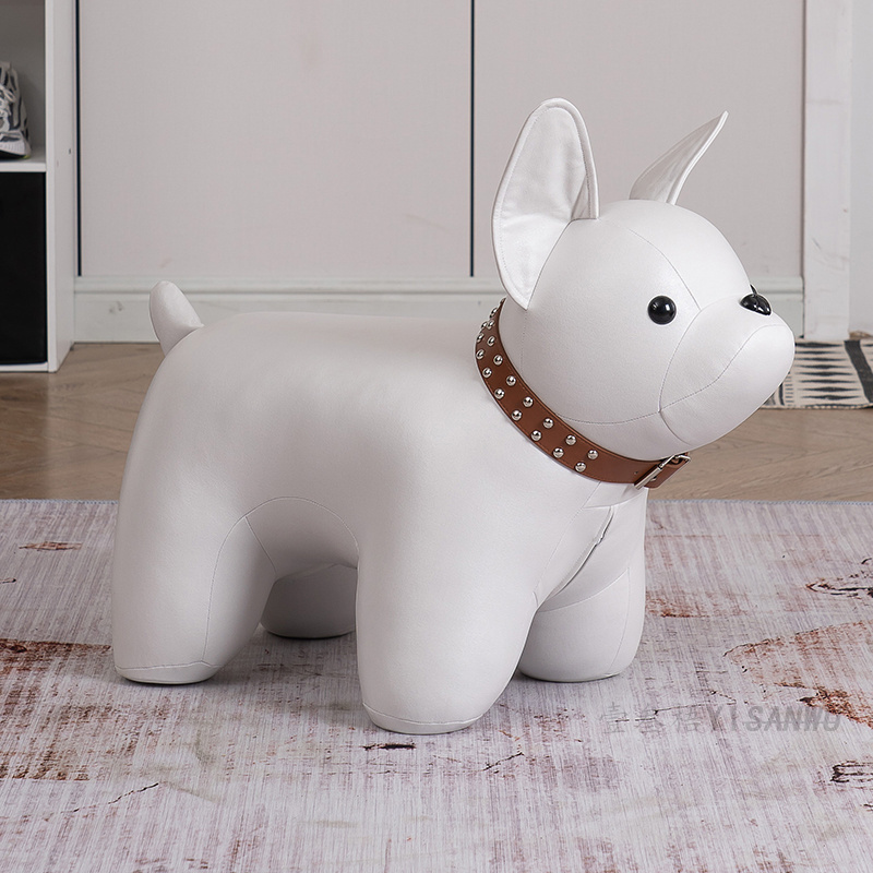 Hot sale Children Animal Dog Stool Kids Cartoon Living Room Stool Furniture Lounge Chairs Animal Dog Shape Chair