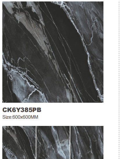 marble texture  stone imitation black grey white color vitrified ceramic tile