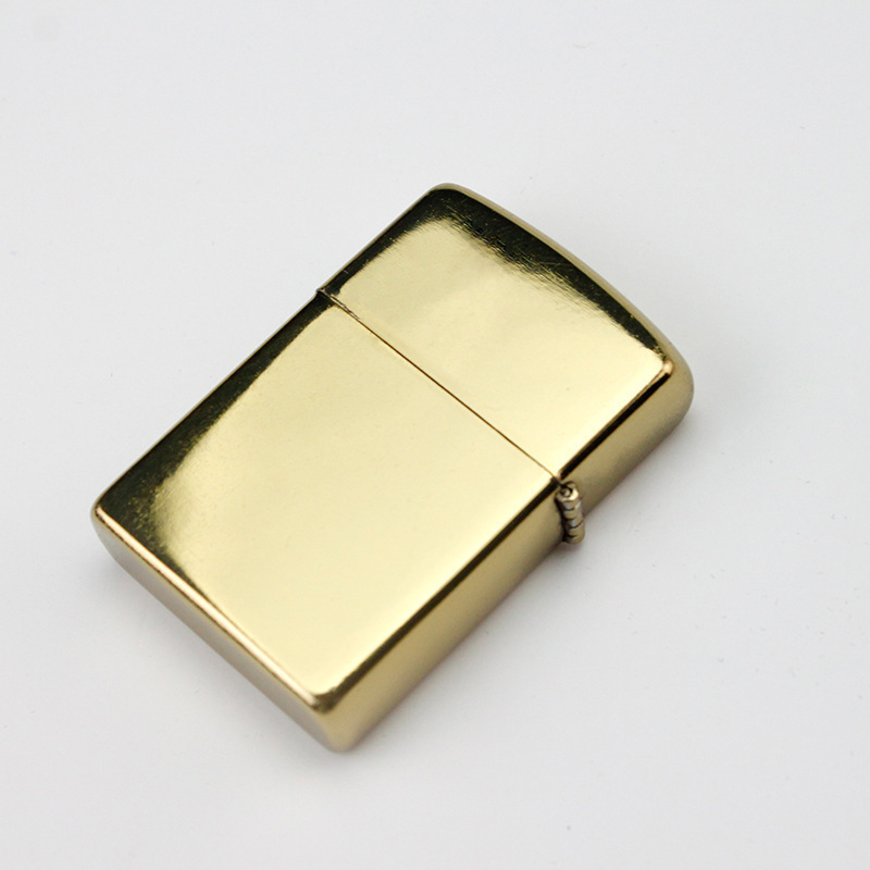 58x40mm Gold/Silver Metal Lighters Sublimation Blank Lighter For Business Gifts