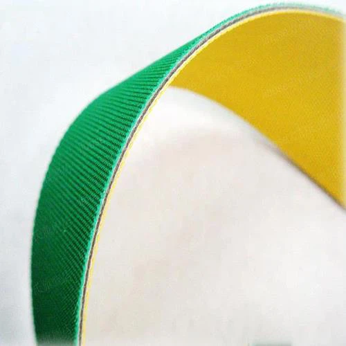 Nylon Sandwich green yellow belt Flat Belt High Speed Polyamide Transmission Rubber Belt