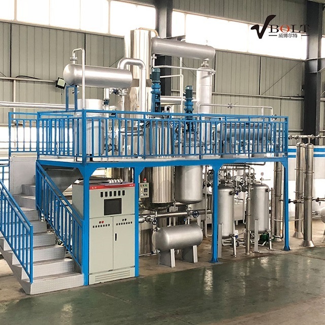 recycling waste car engine motor oil machine used oil to diesel refinery machine