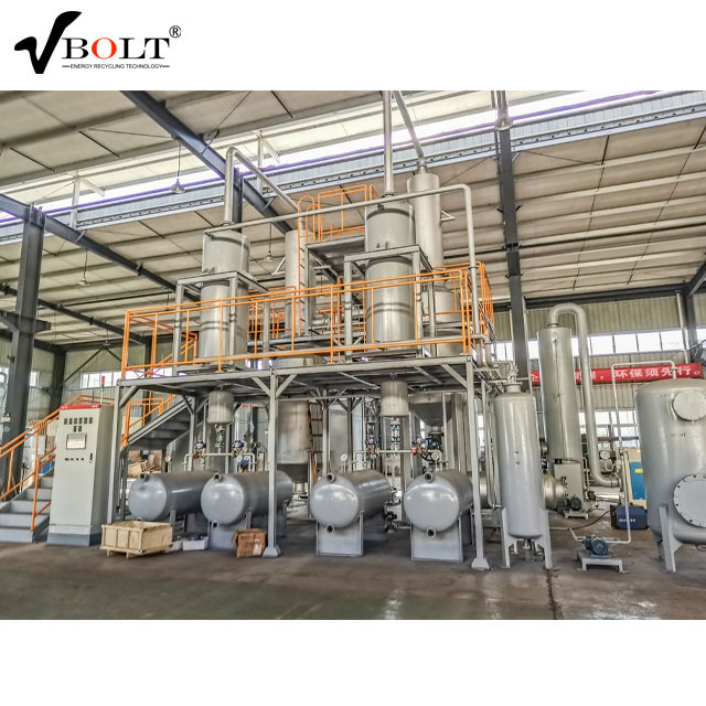 5 tons - Waste tire oil and plastic pyrolysis oil recycled to diesel refinery