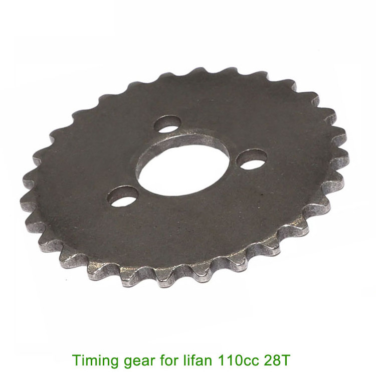 28T for lifan 110cc Timing chain sprocket Camshaft Gear competitive prices motorcycle parts numerous