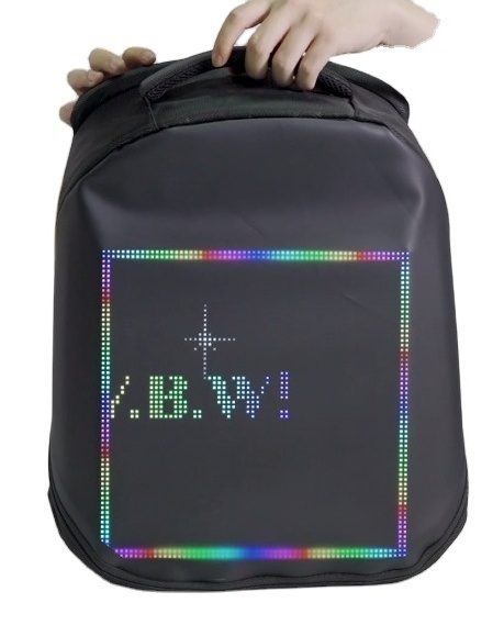 Intelligent OEM/ODM Customized Logo Led Backpack with Programmable Screen