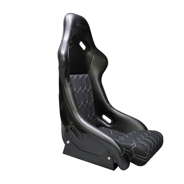 Universal Type-R Car Seat Racing Bucket Black Reclinable Racing Seat,Auto Race Seats