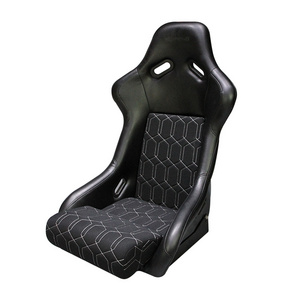 Universal Type-R Car Seat Racing Bucket Black Reclinable Racing Seat,Auto Race Seats