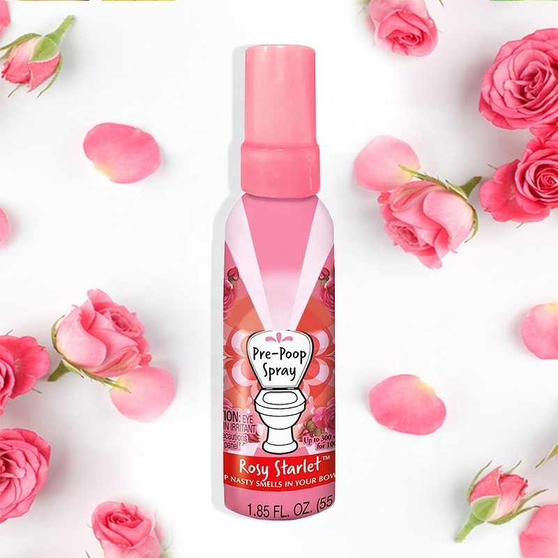 50ml Toilet Spray Strong Smell Fresh Air Freshener Spray with Natural Plant Ingredients Odor Eliminator Toilet Clean Spray