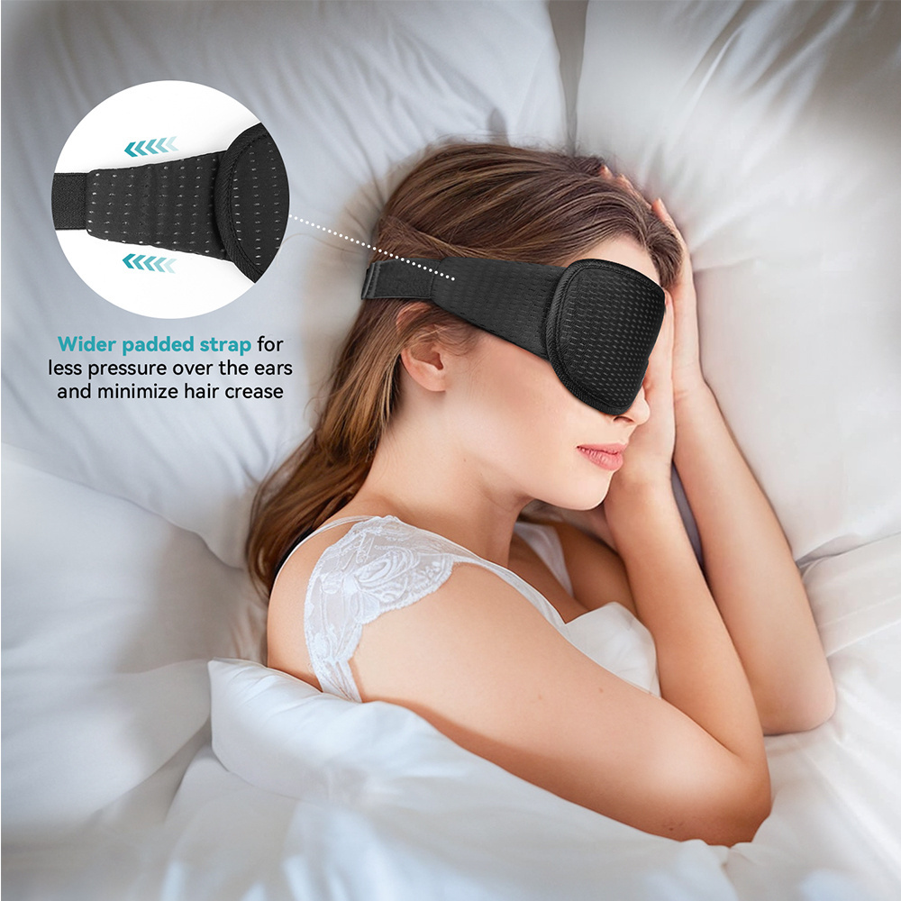 3D Personalised Sleeping Mask Eye Travel Sleep Mask Memory Foam Eye Mask Sleep