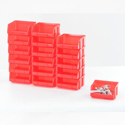 Industrial Warehouse Shelf Wall Mounted Plastic Storage Bin Stackable Combined Plastic Storage Bins