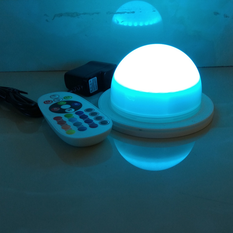 RGB Rechargeable Wireless lamp IP68 grade USA EU SAA UK Plug emergency light for easy power