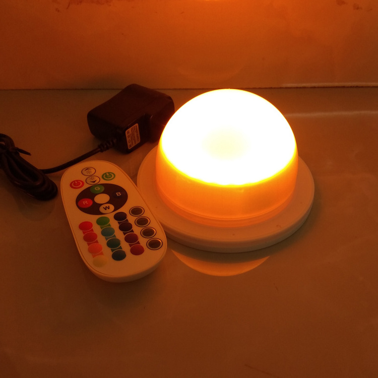 RGB Rechargeable Wireless lamp IP68 grade USA EU SAA UK Plug emergency light for easy power