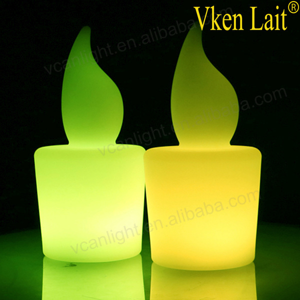 Flickering LED Tealight Moving Wick Remote/WIFI/DMX Control LED Candle