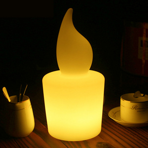 Flickering LED Tealight Moving Wick Remote/WIFI/DMX Control LED Candle