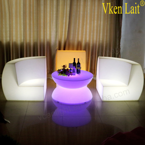 Movable sofa led bright small colorful sectional sofa for seat