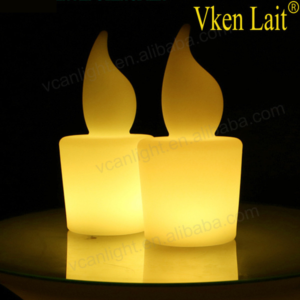 Flickering LED Tealight Moving Wick Remote/WIFI/DMX Control LED Candle