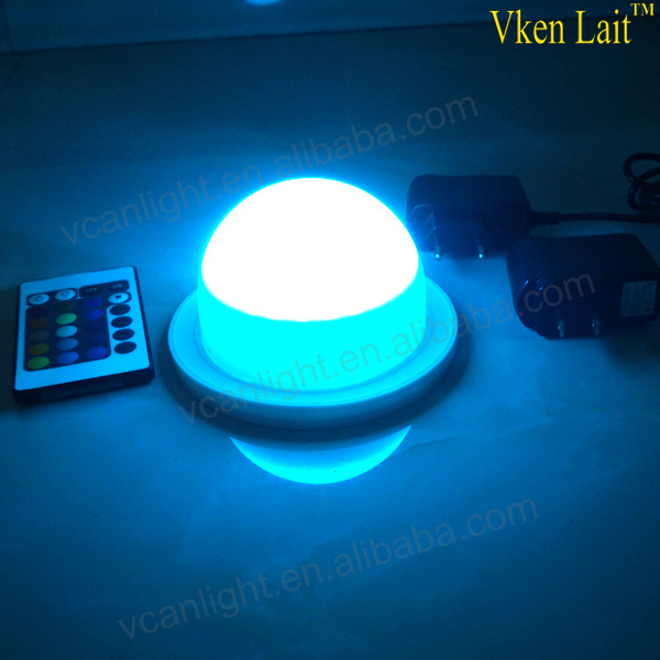 LED Cordless battery powered rechargeable led part lamp for cube ball