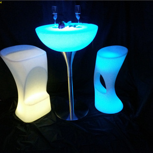 Led table outdoor Furniture colors Modern Design Led Bar Light party Table