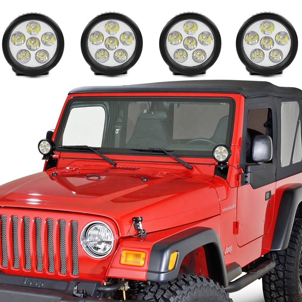 Auto Parts, Truck Lights for 4x4 ATV Truck Lamps LED Fog Lights UTV Jeep lamps SUV Harley Victory Hummer Boat Lights